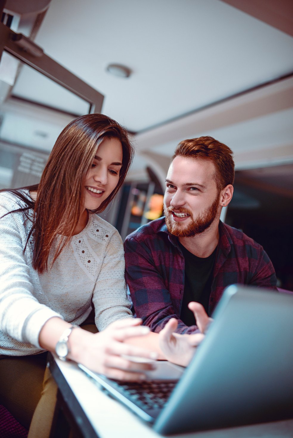 Couple Planning Their Next Travel Destination